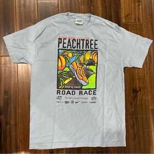 Vintage 2001 Peachtree Road Race Gray T-Shirt